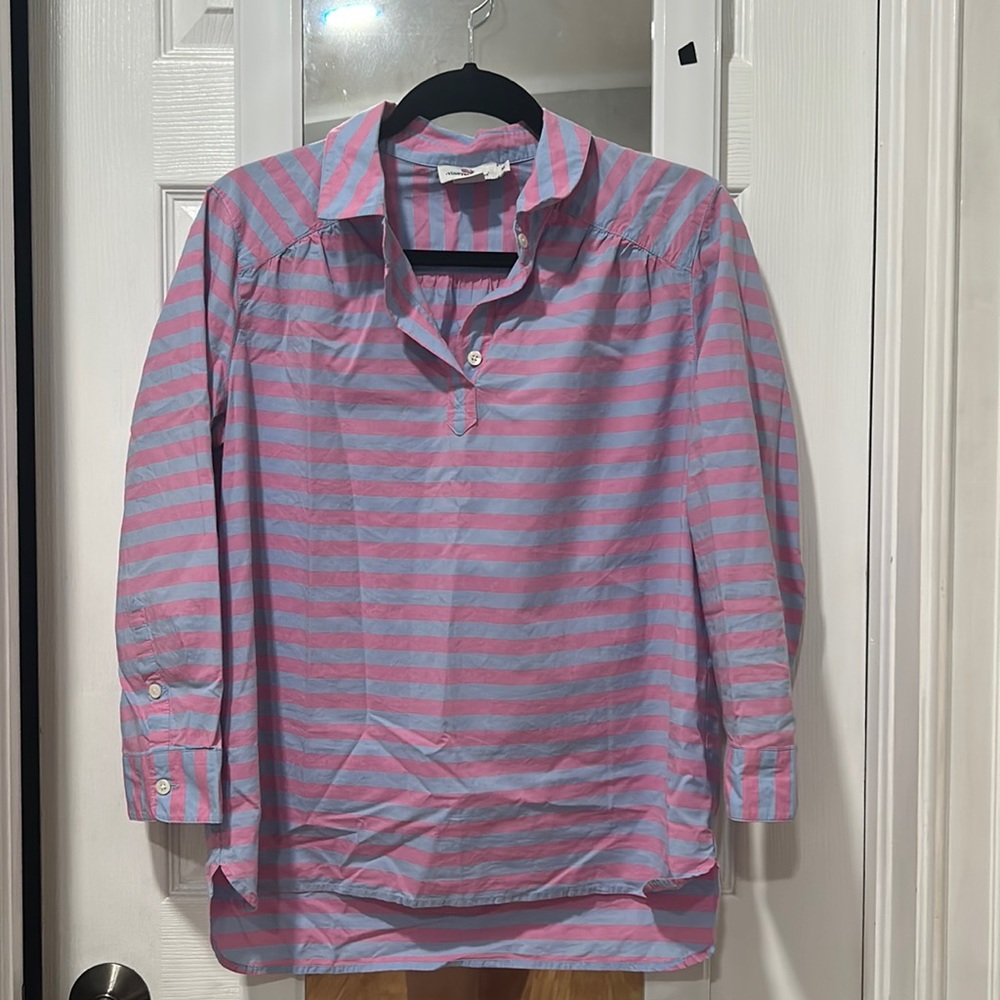 Vineyard Vines 100% Cotton Striped Pullover Shirt